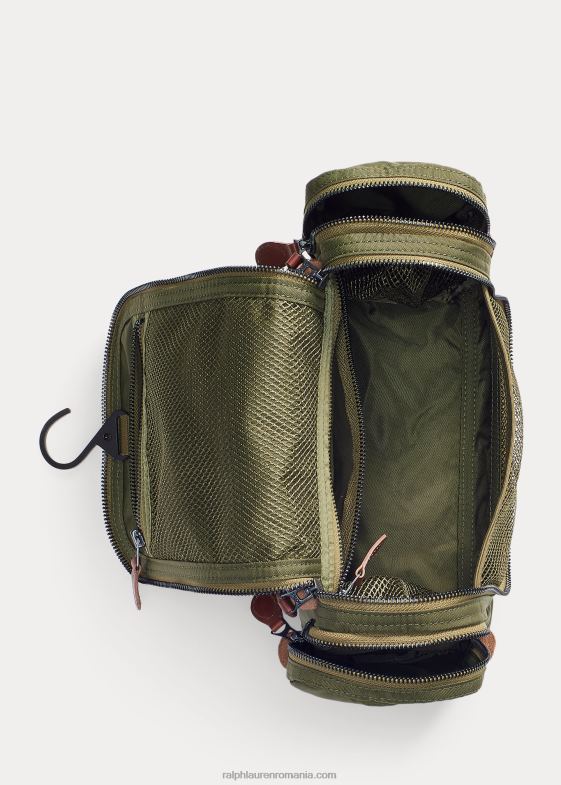 măsline drab bărbați Ralph Lauren kit de călătorie din pânză de nailon 046888871