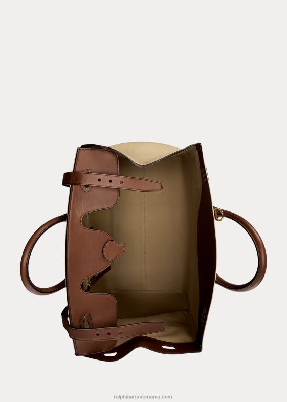 creta bărbați Ralph Lauren geantă cooper din pânză cu finisaje din piele 046888993