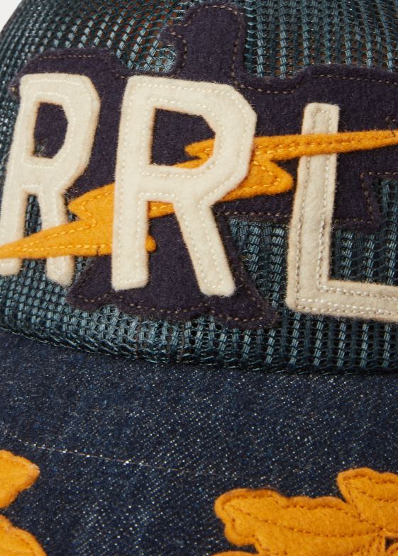 bleumarin/indigo bărbați Ralph Lauren șapcă trucker cu plasă cu logo 046888848