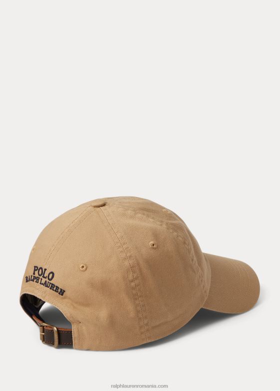 cafe tan bărbați Ralph Lauren șapcă cu minge din twill urs polo 046882425