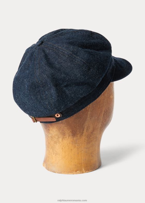 clătiți indigo bărbați Ralph Lauren șapcă din denim 046888907
