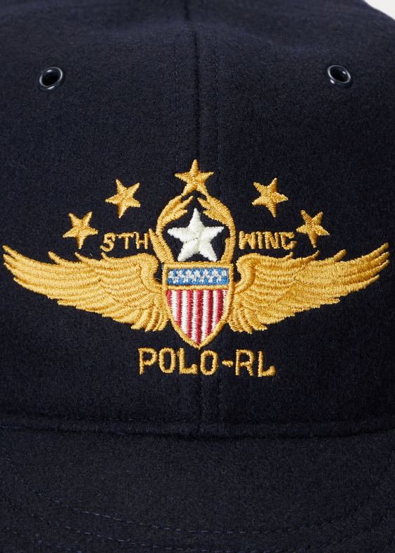 colecția marinei bărbați Ralph Lauren șapcă cu bile din amestec de lână 046882736