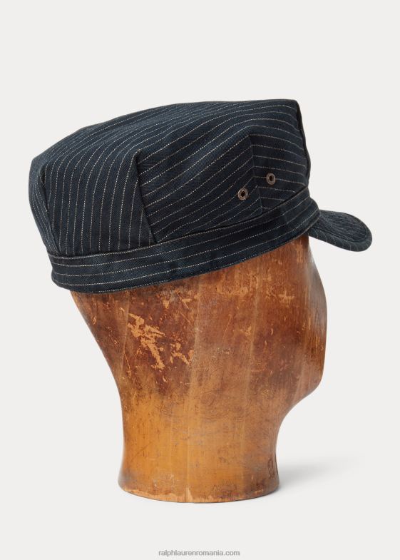 marina bărbați Ralph Lauren șapcă în dungi indigo 046888834