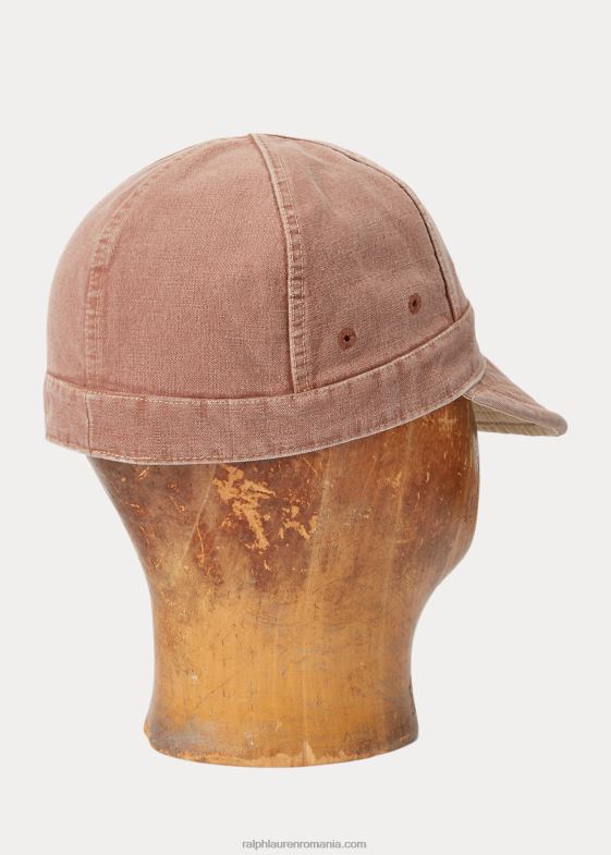 mov decolorat bărbați Ralph Lauren șapcă din pânză de rață 046888830