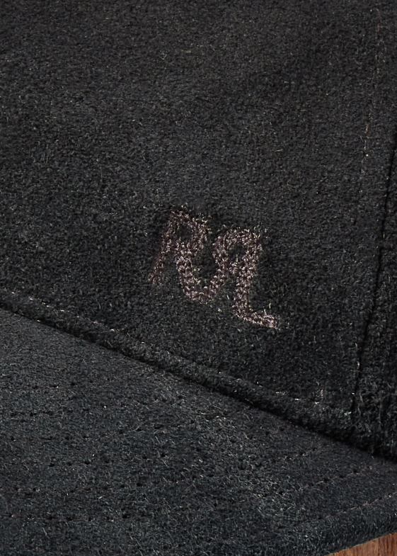 negru bărbați Ralph Lauren șapcă cu minge din piele intoartă 046888875