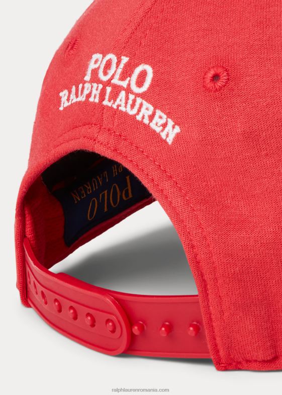 roșu tribord bărbați Ralph Lauren sapca de minge ponte 046882486