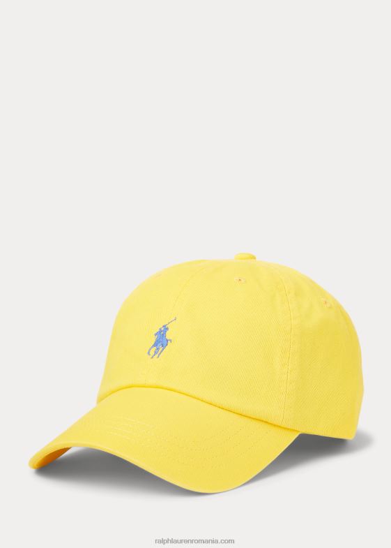 zdrobită de lămâie bărbați Ralph Lauren șapcă din bumbac chino 046882495