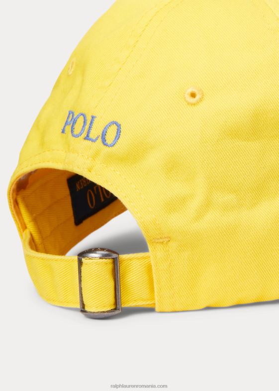 zdrobită de lămâie bărbați Ralph Lauren șapcă din bumbac chino 046882495