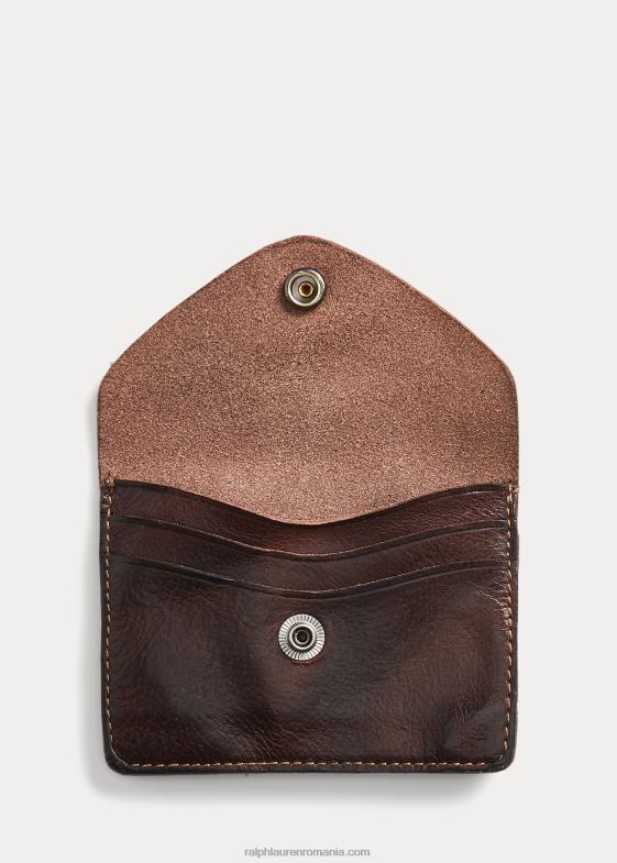 maro inchis bărbați Ralph Lauren husa pentru carduri din piele 046888854