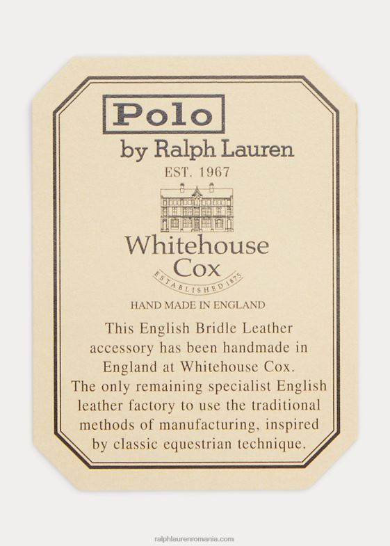 verde de curse britanic bărbați Ralph Lauren husa pentru ochelari din piele de căpăstru 046882477