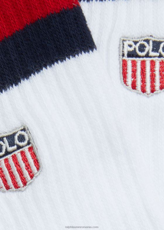 asortat bărbați Ralph Lauren americana crew șosete pachet de 3 046882315