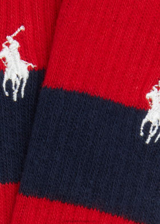 asortat bărbați Ralph Lauren americana crew șosete pachet de 3 046882315