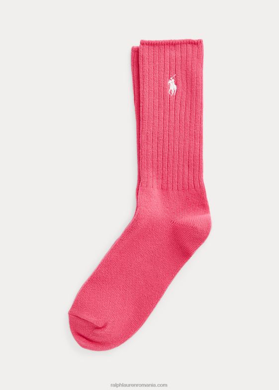 roz aprins bărbați Ralph Lauren șosete crew din amestec de bumbac 046882606