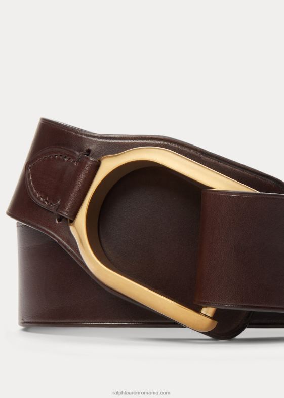 bagaj maro bărbați Ralph Lauren centura din piele welington cu spate 046888957