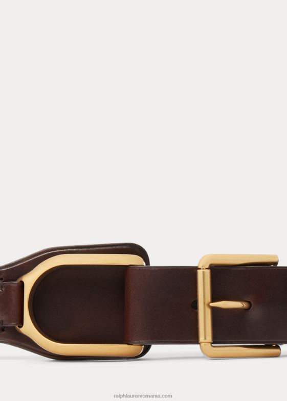 bagaj maro bărbați Ralph Lauren centura din piele welington cu spate 046888957