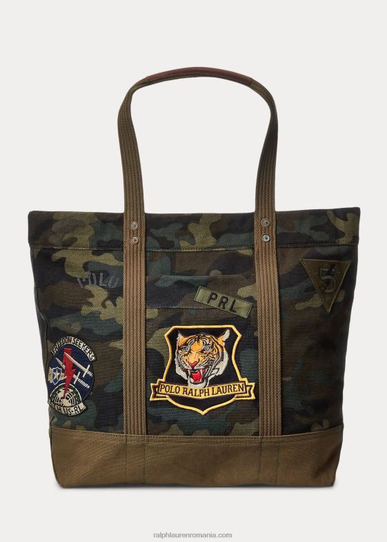 camuflaj bărbați Ralph Lauren toc de pânză 046888769