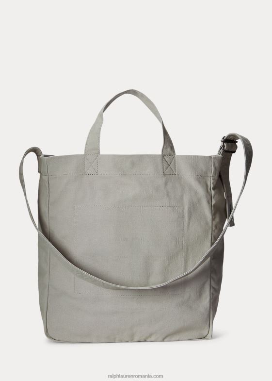 ceață cenușie bărbați Ralph Lauren tote shopper din pânză 046885246