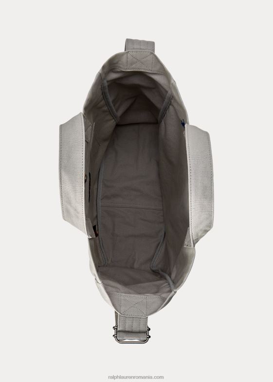 ceață cenușie bărbați Ralph Lauren tote shopper din pânză 046885246