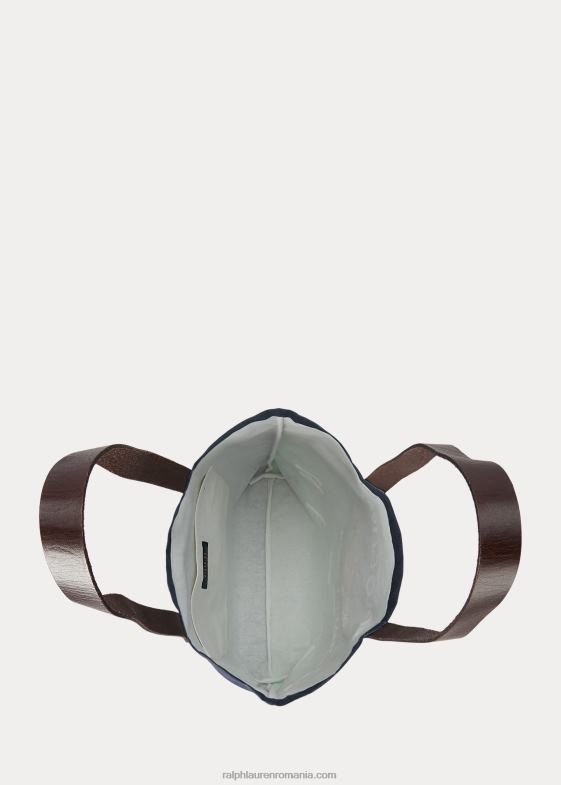 marina newport bărbați Ralph Lauren toc shopper din pânză cu imprimeu ecvestru 046882212