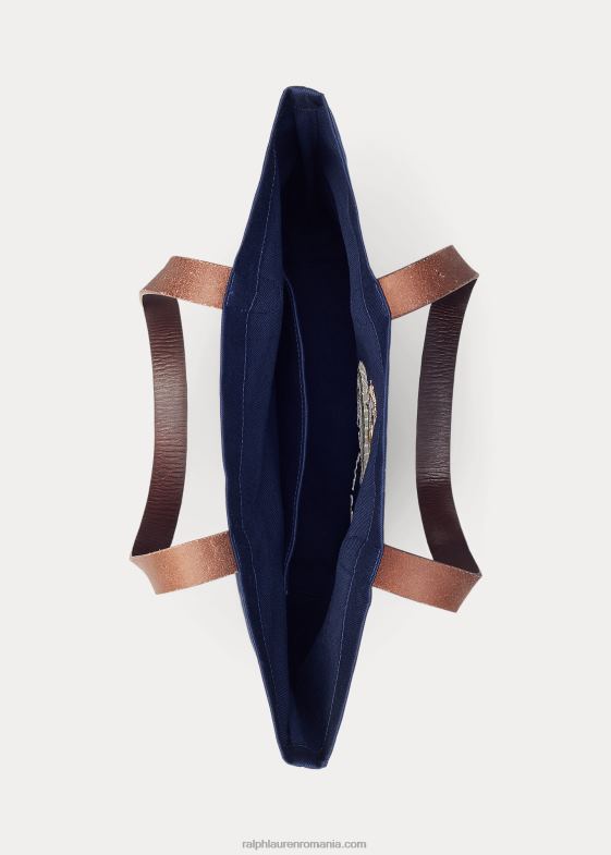 marina newport bărbați Ralph Lauren toc tip shopper din twill de urs polo 046882332