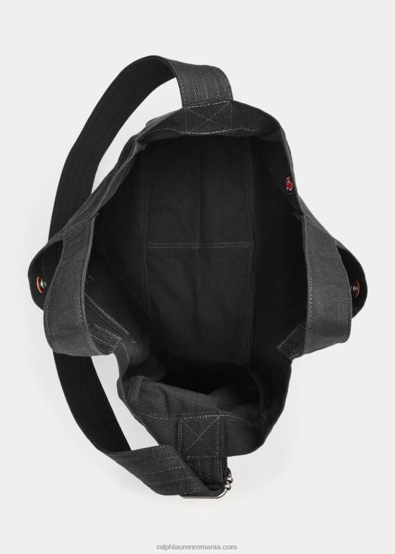 negru bărbați Ralph Lauren tote shopper din pânză 046885245