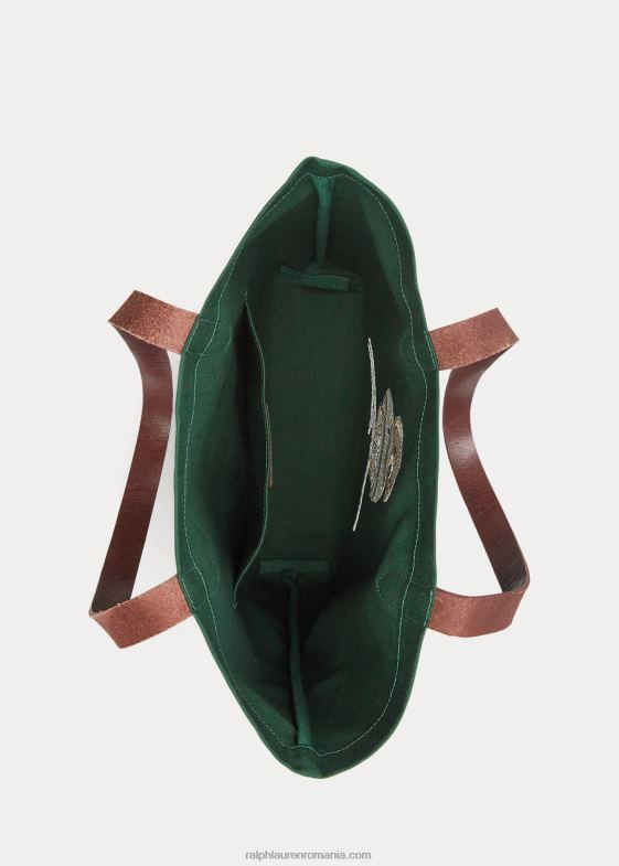 pădure nouă bărbați Ralph Lauren toc tip shopper din twill de urs polo 046882331