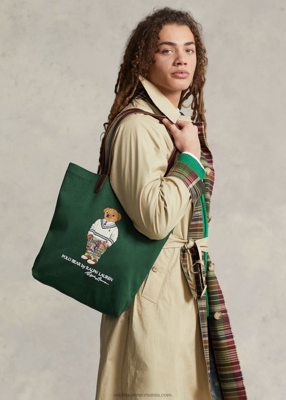pădure nouă bărbați Ralph Lauren toc tip shopper din twill de urs polo 046882331