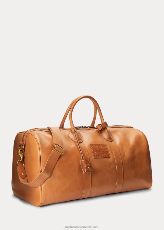 bronzat bărbați Ralph Lauren portbaga din piele de patrimoniu 046882381