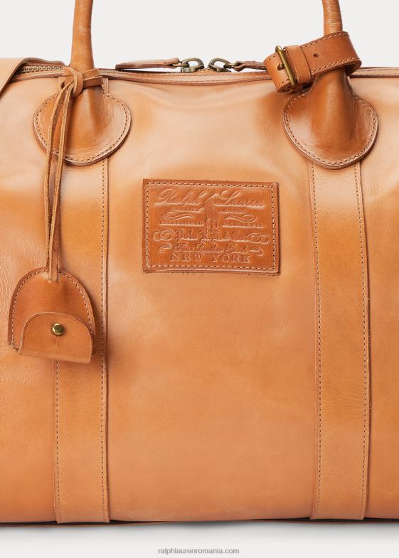 bronzat bărbați Ralph Lauren portbaga din piele de patrimoniu 046882381