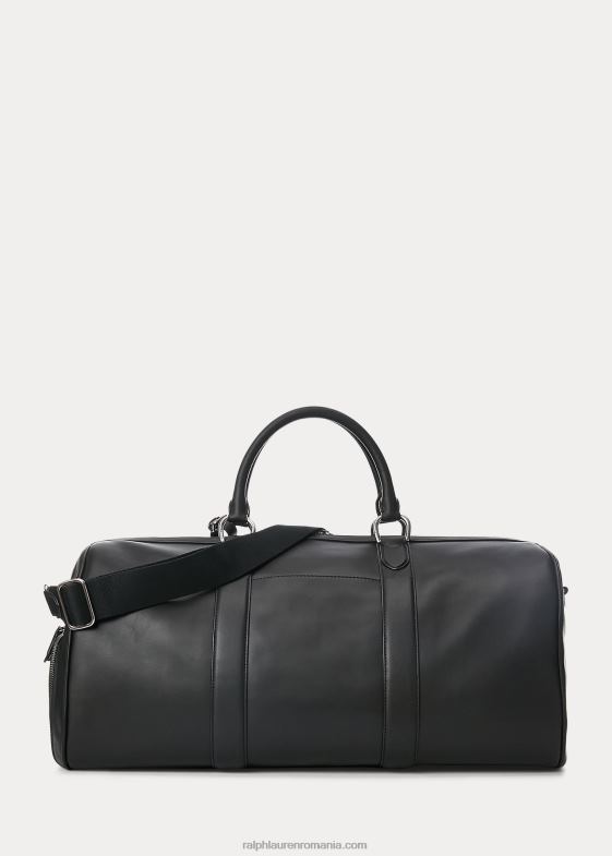 negru bărbați Ralph Lauren borcană din piele netedă 046882235