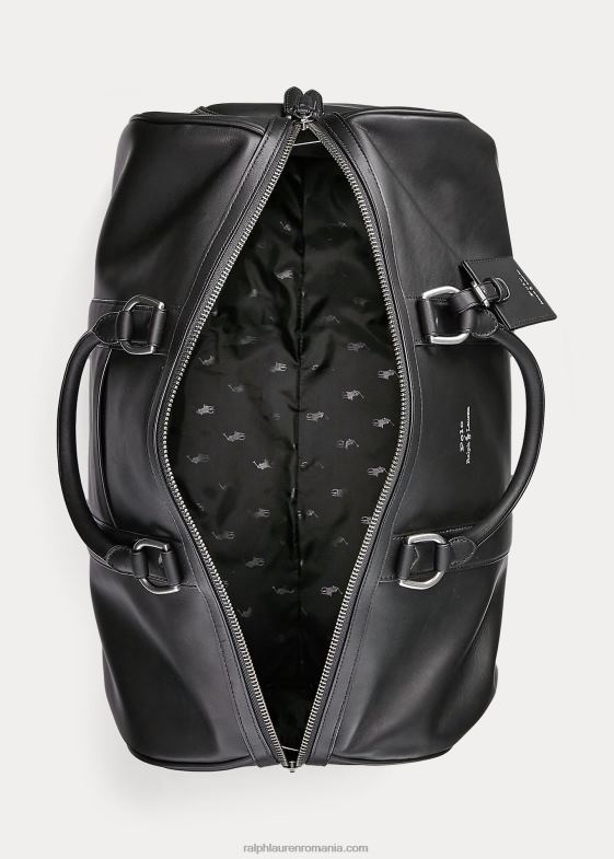 negru bărbați Ralph Lauren borcană din piele netedă 046882235