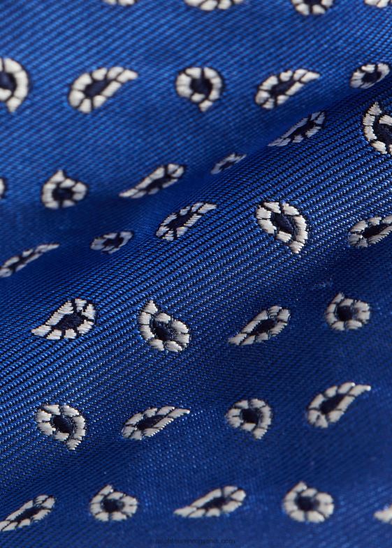 albastru bărbați Ralph Lauren cravată de mătase cu model de pin 046882534