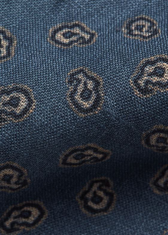 bărbați Ralph Lauren cravată din mătase geometric-pin lucrată manual 046888829