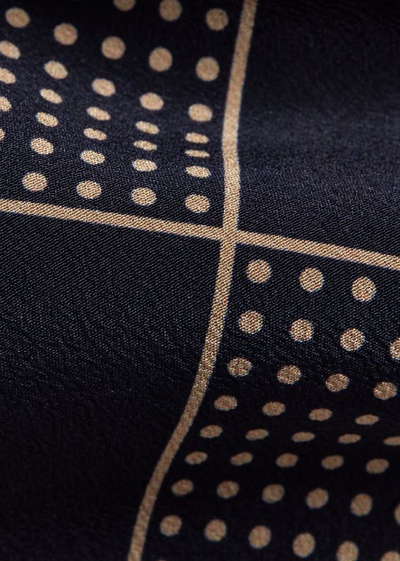 bleumarin/alb aproape bărbați Ralph Lauren cravată din mătase cu buline făcută manual 046888833