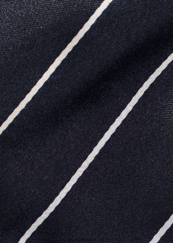 bleumarin inchis bărbați Ralph Lauren cravată din satin de mătase în dungi 046889026