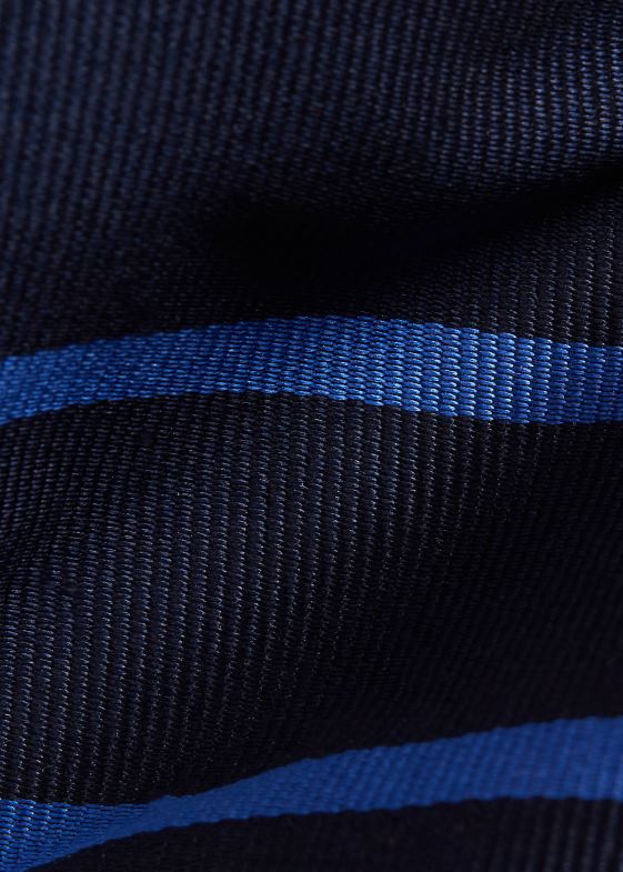 marine/regale bărbați Ralph Lauren cravată repp de mătase în dungi 046882531
