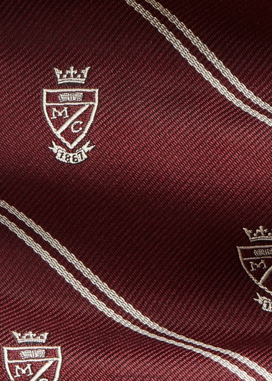 maro/alb bărbați Ralph Lauren cravata club de colectie morehouse 046882634