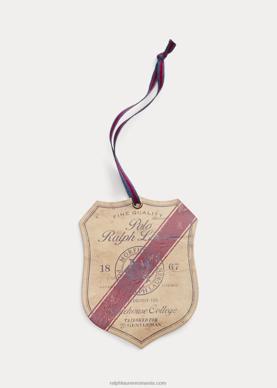 maro/alb bărbați Ralph Lauren cravata club de colectie morehouse 046882634