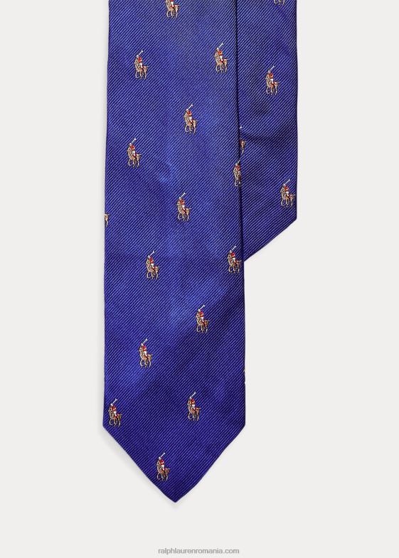 regal bărbați Ralph Lauren cravată îngustă din mătase polo ponei 046888794