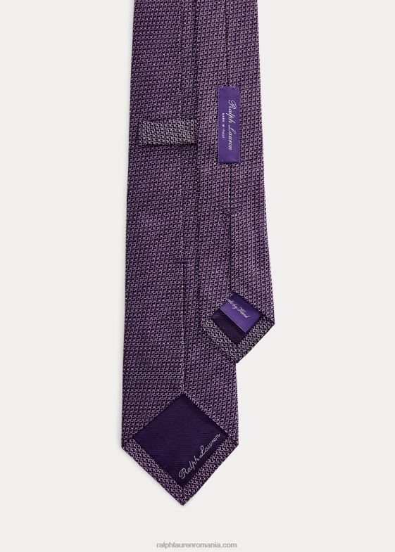 roz bărbați Ralph Lauren cravată de mătase cu model 046882678