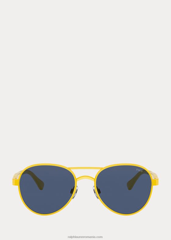 galben strălucitor bărbați Ralph Lauren ochelari de soare pilot color shop 046882631