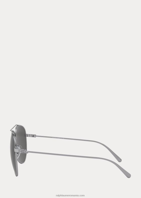 gunmetal lucios bărbați Ralph Lauren ochelari de soare city pilot 046882669