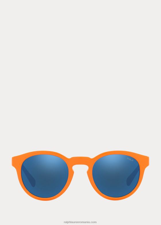 portocaliu strălucitor bărbați Ralph Lauren ochelari de soare panto color shop 046882618