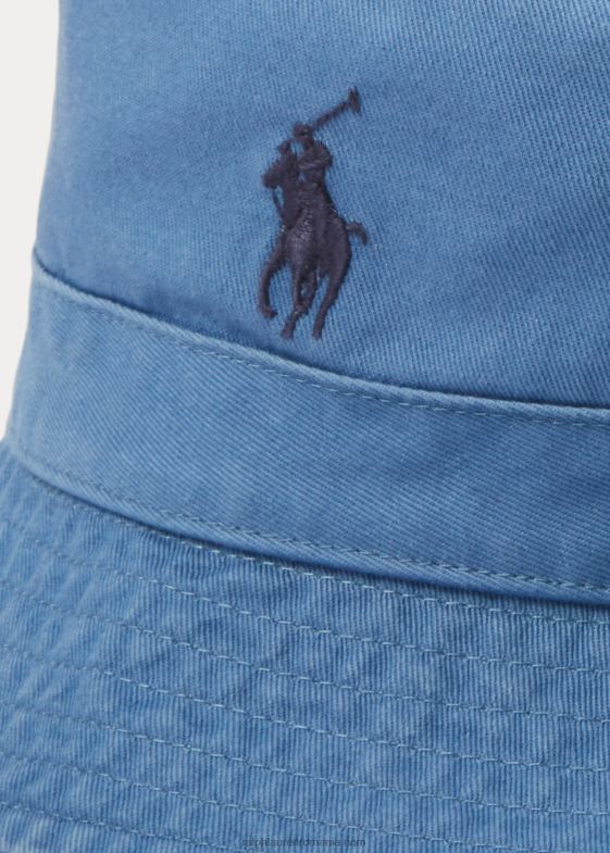 Nimes albastru bărbați Ralph Lauren pălărie chino din bumbac 046882292