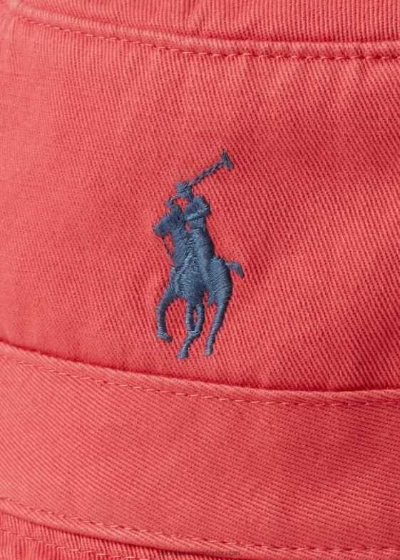 cer roșu bărbați Ralph Lauren pălărie chino din bumbac 046882290