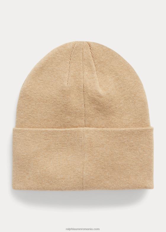 cămilă clasică bărbați Ralph Lauren beanie din bumbac urs polo 046882460