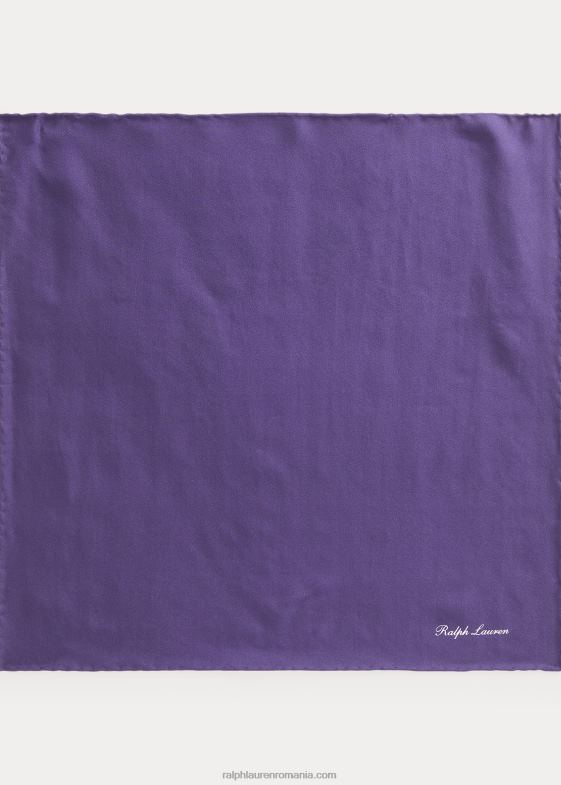 Violet bărbați Ralph Lauren pătrat de buzunar de mătase 046882662