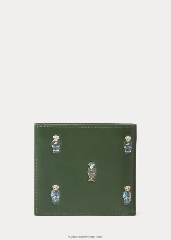 pădure nouă bărbați Ralph Lauren portofel din piele de urs polo 046882404