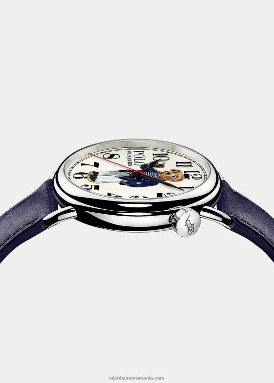 cadran alb bărbați Ralph Lauren ceas de mână bear riviera 046882802