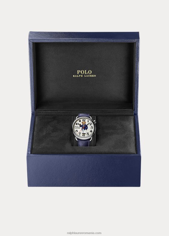 cadran alb bărbați Ralph Lauren ceas de mână bear riviera 046882802